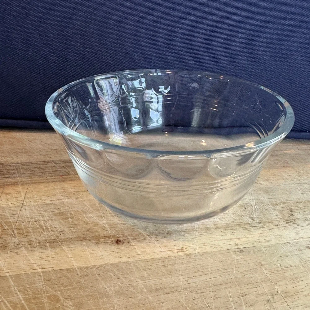Pyrex 484‎ Clear Glass Small Mixing Prep Bowl 200ml 5 Inch Made in France